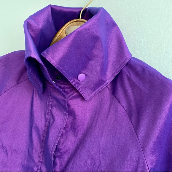 Samuel Dong Purple Iridescent Jacket Size Medium - Picture 3 of 6